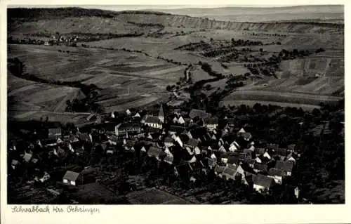 Ak Schwalbach am Taunus Hessen, Fliegeraufnahme