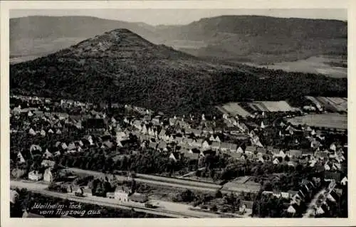 Ak Weilheim an der Teck Schwäbische Alb, Fliegeraufnahme