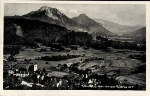 Ak Neubeuern in Oberbayern, Fliegeraufnahme