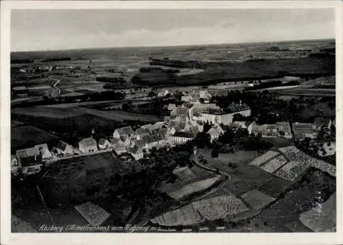 Ak Absberg in Mittelfranken, Luftaufnahme von  Mittelfranken, ländliche Umgebung, frühe 1940er Ja