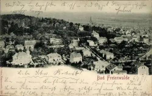 Ak Bad Freienwalde an der Oder, Gesamtansicht