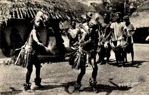 CPA Afrique, Flompleu chez les Yacoubus