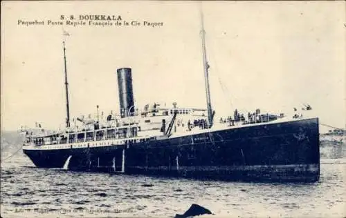 Ak Französischer Schnelldampfer SS Doukkala
