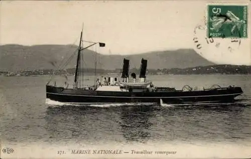 Ak französischer Schlepper