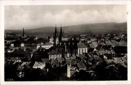Ak Eger Region Karlsbad, Panorama