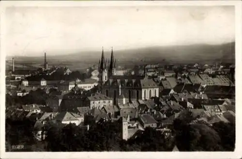 Ak Eger Region Karlsbad, Panorama