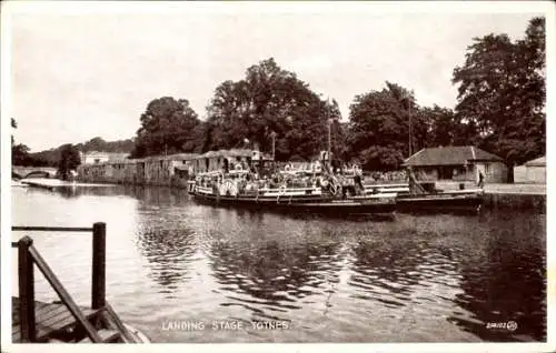Ak Totnes South West, Landing Stage, Anlegebrücken