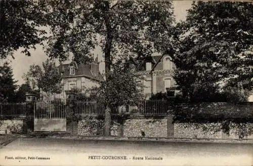 CPA Petite Couronne Seine Maritime, Route Nationale