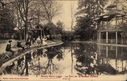 CPA Boissy Saint Léger Val de Marne, Parc de la Maison Dubels