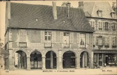 Ak Moulins Allier, Alte Halle,  Architektur, Gebautes Umfeld, Fotografie