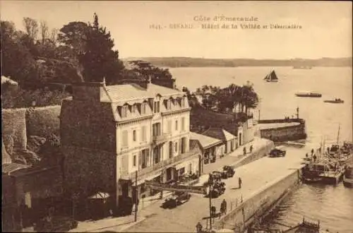 Ak Dinard Ille et Vilain, Hotel de la Vallee et Debarcadere