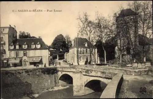 CPA Salies de Béarn Pyrénées Atlantiques, Pont Loumé
