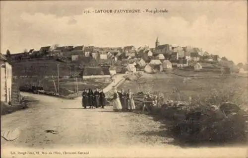 CPA Latour d'Auvergne Puy de Dôme, vue générale