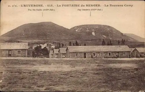 CPA La Fiontaine du Berger l'Auvergne Puy de Dôme, Le Nouveau Camp