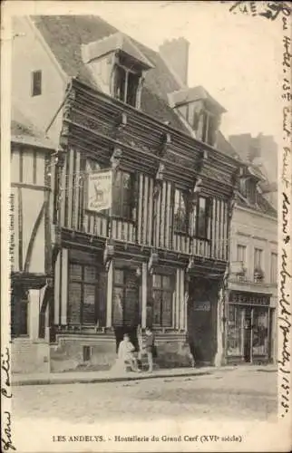 Ak Les Andelys Eure, Hostellerie du Grand Cerf