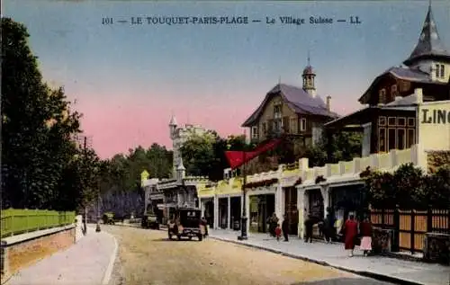 CPA Le Touquet Paris Plage Pas de Calais, Le Village Suisse