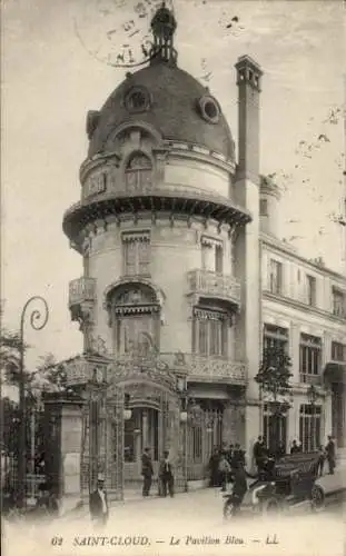 Ak Saint Cloud Hauts de Seine, Blauer Pavillon