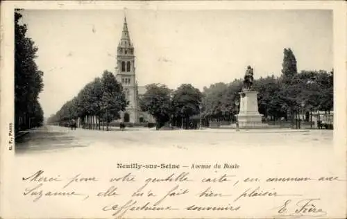 Ak Neuilly sur Seine Hauts de Seine, Avenue du Roule