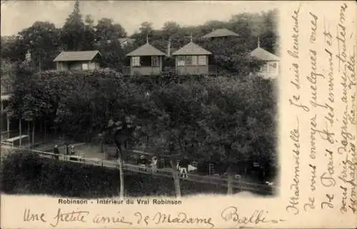 Ak Robinson Hauts de Seine, Innenansicht Vrai Robinson