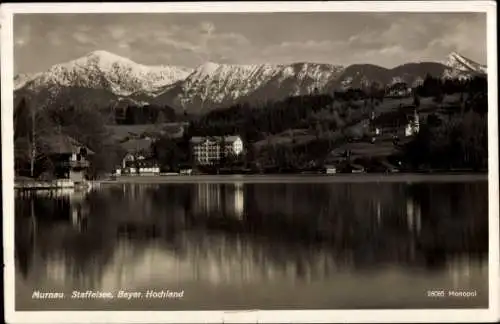 Ak Murnau am Staffelsee, Murnau, Staffelsee, bayerische Alpen,  Architektur, ruhig, Landschaft