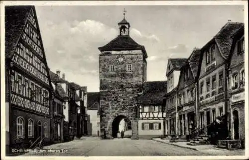 Ak Scheinfeld Mittelfranken, Am oberen Tor