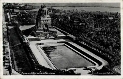 Ak Leipzig, Völkerschlachtdenkmal, Fliegeraufnahme
