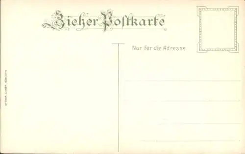 Ak München, Partie im Hirschgarten