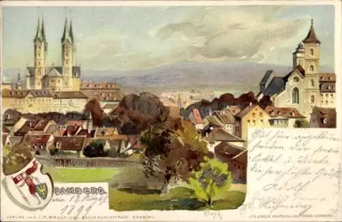 Ak Bamberg in Oberfranken, Ansicht von Bamberg