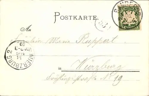 Ak Bamberg in Oberfranken, Ansicht von Bamberg