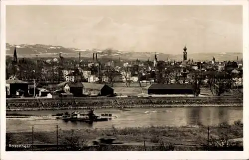 Ak Rosenheim Oberbayern, Gesamtansicht