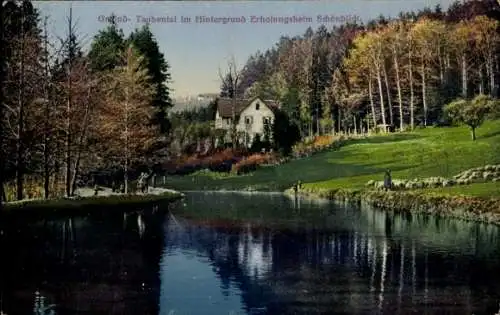 Ak Schwäbisch Gmünd in Württemberg, Taubental, Erholungsheim Schönblick