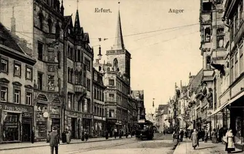 Ak Erfurt in Thüringen, Anger