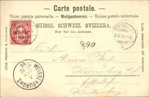 Mondschein Ak Heiden Kanton Appenzell Außerrhoden, Kirche