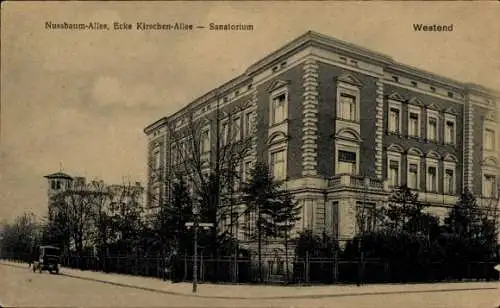 Ak Berlin Charlottenburg Westend, Sanatorium, Nussbaum-Allee, Kirschen-Allee