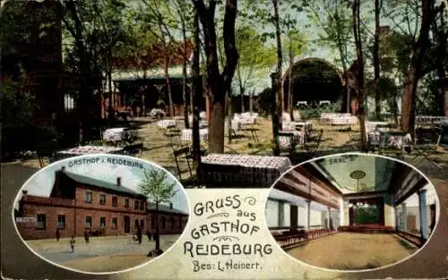 Ak Reideburg Halle an der Saale, Gasthof Reideburg, Inh. L. Heinert