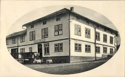 Passepartout Ak Tambach Dietharz im Thüringer Wald, Gasthof zum Felsental