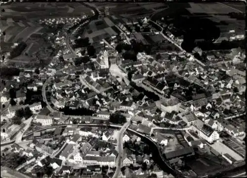 Ak Pfaffenhofen an der Ilm Oberbayern, Fliegeraufnahme