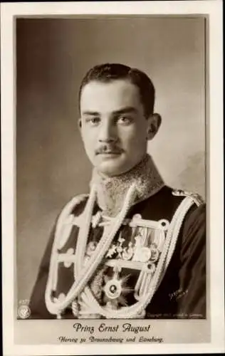 Ak Prinz Ernst August, Herzog zu Braunschweig und Lüneburg