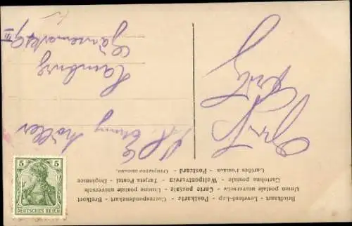 Ak Sängerin Violet Wegner, Porträt