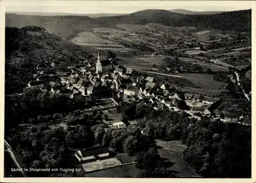 Ak Castell Unterfranken, Fliegeraufnahme