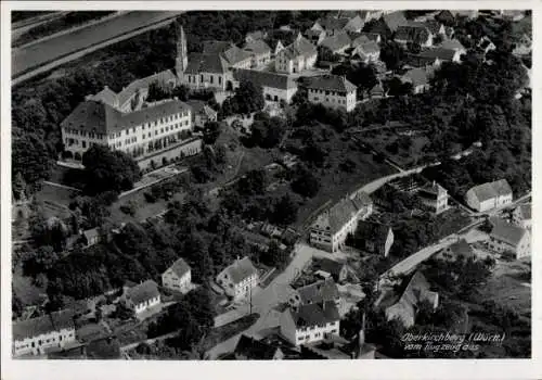Ak Oberkirchberg Illerkirchberg in Württemberg, Fliegeraufnahme
