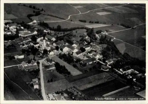 Ak Niederhausen Reisbach in Niederbayern, Fliegeraufnahme