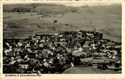 Ak Gnotzheim in Mittelfranken, Fliegeraufnahme
