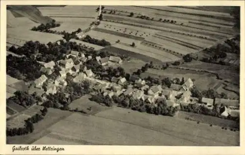 Ak Gailroth Schnelldorf in Mittelfranken, Fliegeraufnahme