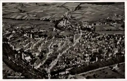 Ak Dinkelsbühl in Mittelfranken, Fliegeraufnahme