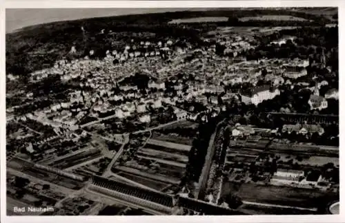 Ak Bad Nauheim in Hessen, Luftaufnahme von  Stadtansicht,  Bauten