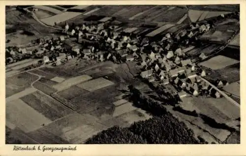 Ak Röttenbach in Mittelfranken, Fliegeraufnahme