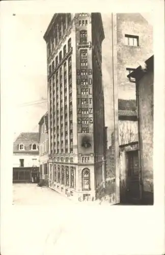 Foto Ak New York City USA, German American Building, Liberty Street at Maiden Lane