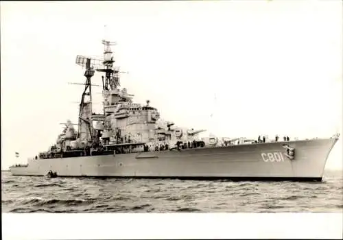 Ak Niederländisches Kriegsschiff De Ruijter C801