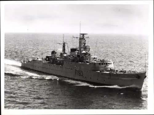 Foto Britisches Kriegsschiff F193, Royal Navy
